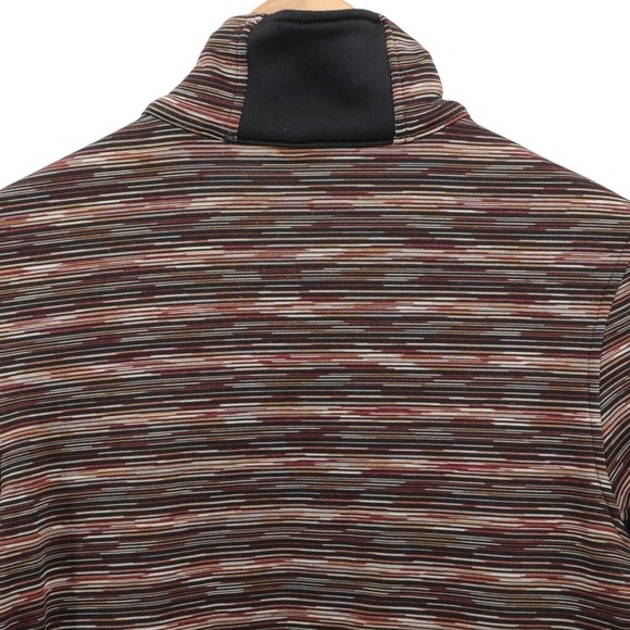 Kerrits Womens Striped Fleece 1/4 Zip Pullover Zip Pockets Regular Size S - Picture 5 of 8